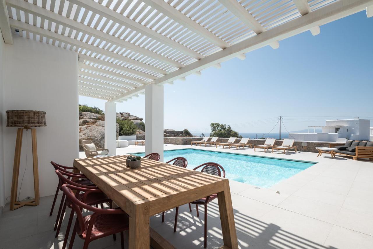 Villa Petra Mare Above Mykonos Town Private Pool Zewnętrze zdjęcie