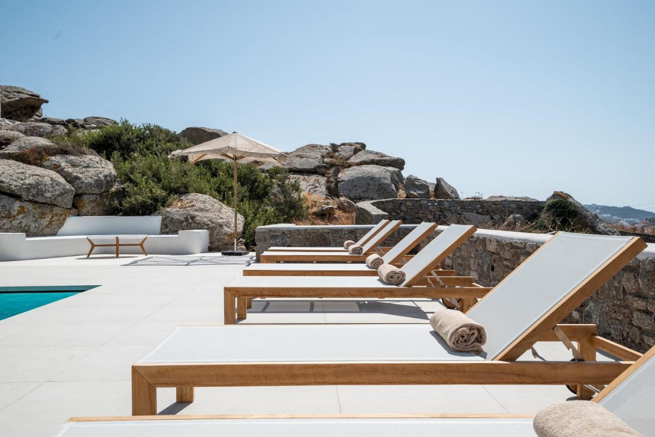 Villa Petra Mare Above Mykonos Town Private Pool Zewnętrze zdjęcie
