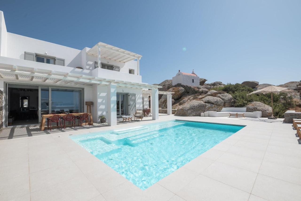 Villa Petra Mare Above Mykonos Town Private Pool Zewnętrze zdjęcie