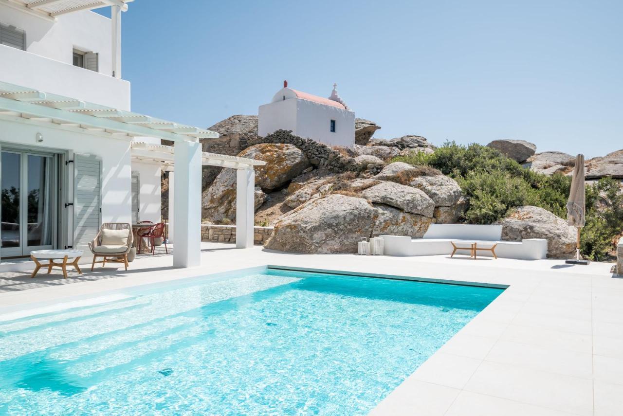 Villa Petra Mare Above Mykonos Town Private Pool Zewnętrze zdjęcie