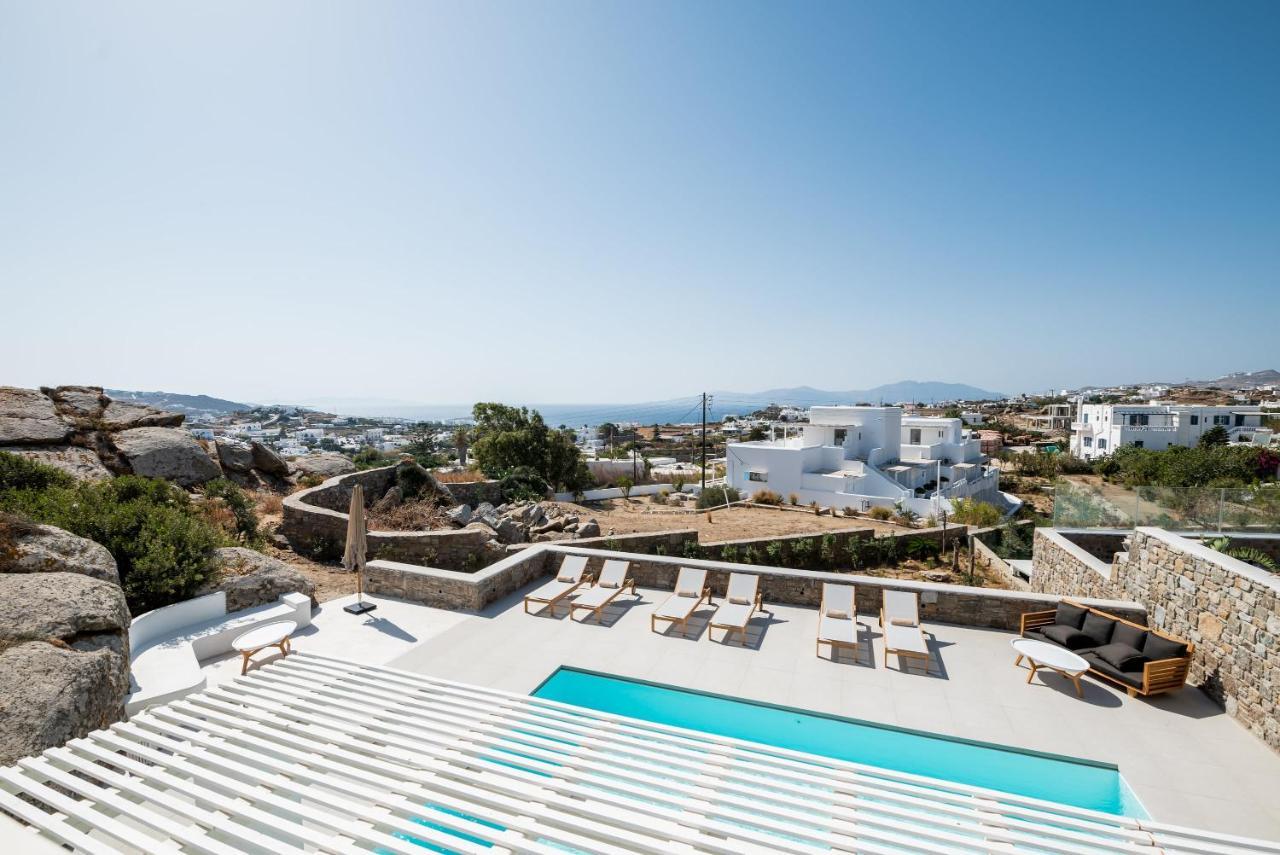 Villa Petra Mare Above Mykonos Town Private Pool Zewnętrze zdjęcie