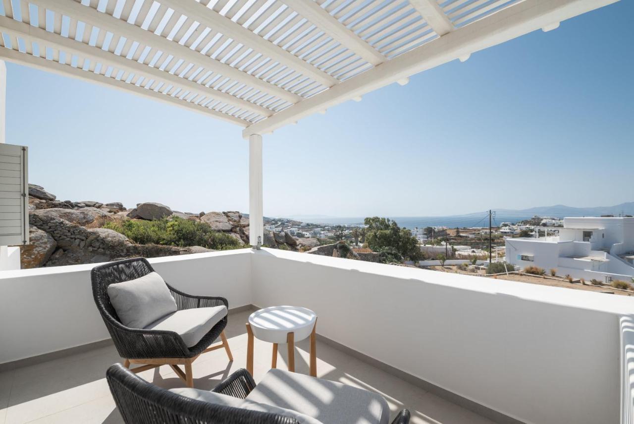 Villa Petra Mare Above Mykonos Town Private Pool Zewnętrze zdjęcie