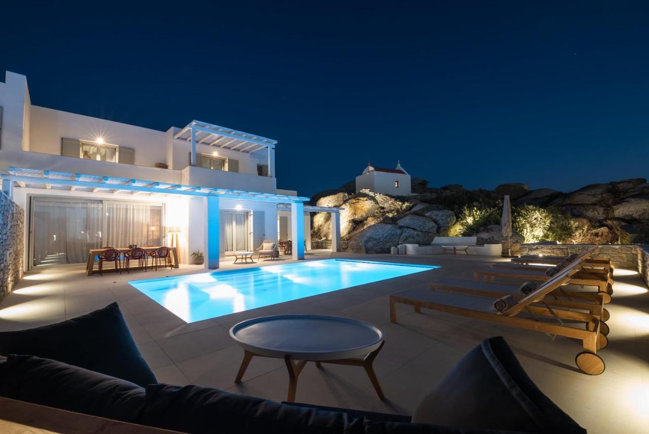 Villa Petra Mare Above Mykonos Town Private Pool Zewnętrze zdjęcie