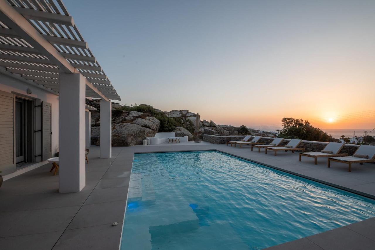 Villa Petra Mare Above Mykonos Town Private Pool Zewnętrze zdjęcie